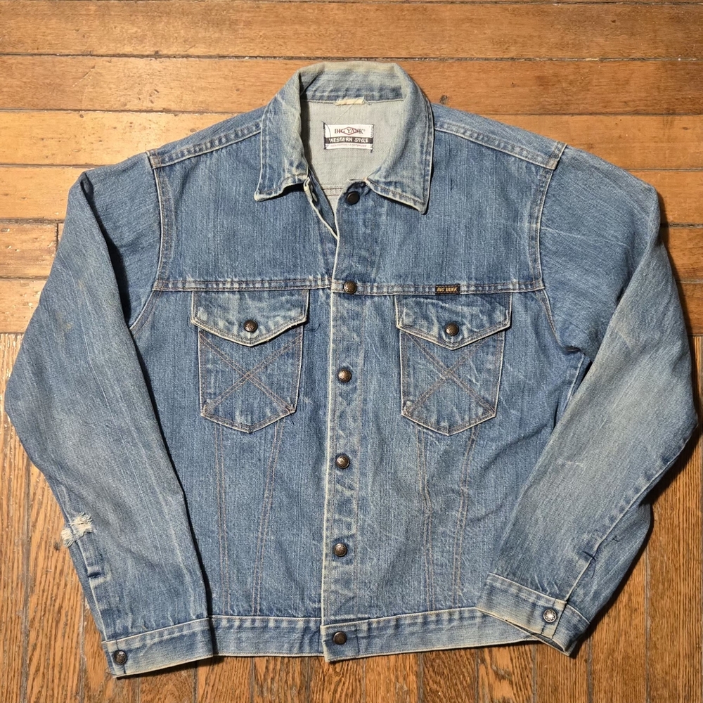 VTG 60S Big Yank Denim Trucker Jacket L